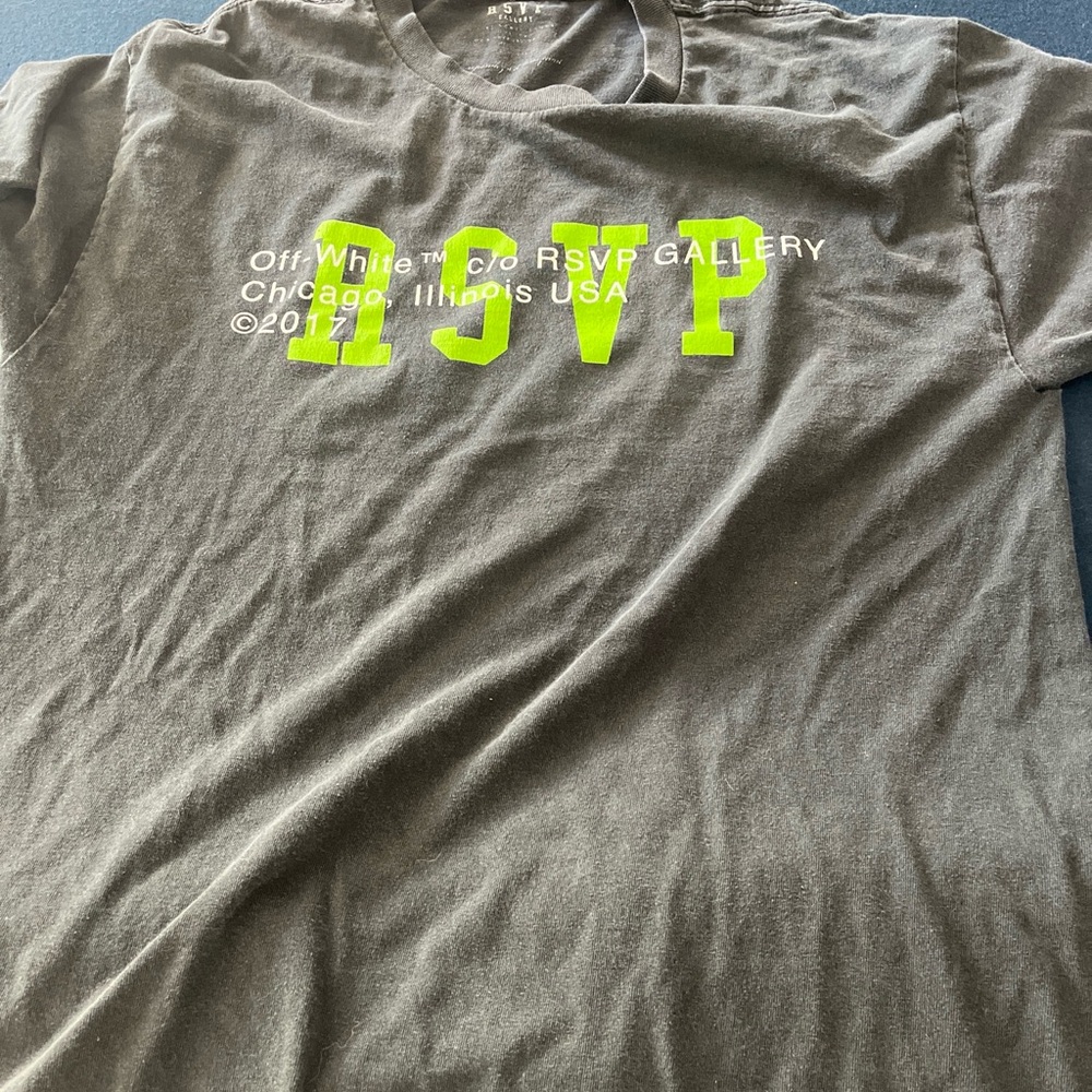 Gallery Gray T-Shirt with White Print